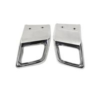 LzDQF Muffler Tip For Range Rover Evoque Dynamic 2012 2013 2014 2015 2016 2017 2018 Car Exhaust Tail Throat Frame Decoration Cover Stickers Trim Exterior Tail Pipe Accessories.