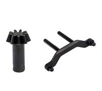 Lzeouean 2 Pcs RC Car Part: 1 Pcs Drive Bevel Ggear 9T & 1 Pcs Plastic Shell Bracket