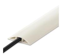 LZEOY 10FT Floor Cord Cover, Beige Cord Hider, Durable Cord Covers, Cable Floor Cover, Floor Cord Protector, Hide Cords, 10 Inches Length, 0.47" W x 0.24" H