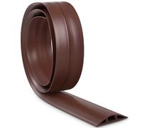 LZEOY Cable Cover Floor 6FT, Brown Floor Cord Cover, Single Cord Protector Extension Cord Covers for Floor, Floor Wire Covers for Cords - Floor Wire Cover Cord Cavity: 0.47" (W) x 0.24" (H)