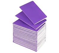 Lzerking Small Notebooks Bulk 3.5 x 5.5 Inches 36 Pack Mini Pocket Journal Notepads-Purple Cover for Kids, 30 Sheets/60 Pages, Available as Party Favors or Holiday Gifts