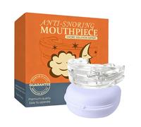 LZEXIN Anti Snoring Mouthpiece, Anti Snore Device for Sleep, Adjustable Sleeping Snore Stopper for Men and Women, Anti Snoring Mouth Guard Aids with Scale(White)