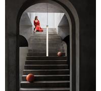 LZF LAMPS LZF Estela SV LED hanging light, 90 cm, ivory