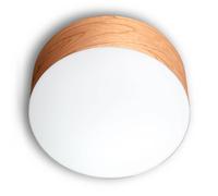 LZF LAMPS LZF Gea ceiling lamp 0-10V dim Ø 30cm cherry wood