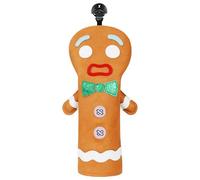 LZFAN Funny Golf Club Head Cover Driver Headcover Fairway Wood Headcover Hybrid Club Head Cover Brown Monster Cookie Fairway