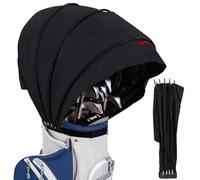 LZFAN Golf Bag Rain Cover, Golf Club Protector, Waterproof Rain and Dust Covers, Easy Access Golf Bag Rain Hood/Cover, Anti UV,Anti-Static,All Weather Protection, Garage Storage (Bracket Flip)