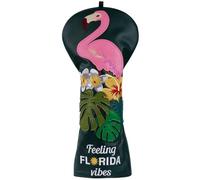 LZFAN Golf Club Covers Flamingo for Woods and Drivers Funny Driver Headcover Golf Gifts for Men Women Embroidery