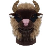 LZFAN Golf Club Covers for Woods and Drivers Funny Driver Headcover Animal Golf Club Head Covers Golf Gifts for Men Women Plush Bison