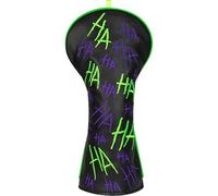 LZFAN Golf Club Head Covers Driver Fairway Hybrid Mallet Blade Putter Protector Embroidered Leather DF3 Mallet Putter Cover HAHA (Driver)