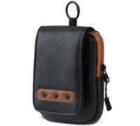 LZFAN Golf Rangefinder Case Premium Leather for Bushnell Callaway Waterproof Universal Range Finder Carry Bag for Most Brands Rangefinders Magnetic Close