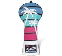 LZFAN Tropical Golf Headcovers, Coconut Tree Golf Head Covers for Woods and Driver, Putter Covers 3D Embroidery Driver