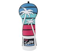 LZFAN Tropical Golf Headcovers, Coconut Tree Golf Head Covers for Woods and Driver, Putter Covers 3D Embroidery Fairway