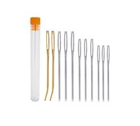 LZGOPE 11Pcs Large Eye Blunt, Large Eye Sewing and Knitting Needles, Knitting Needles, Hand Knitting Needles, Tapestry Needles, Crochet Hooks for Crafts