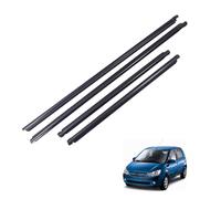 LZGQAZ 4 Pcs Window Door Seals for Hyundai CLICK/GETZ 2006 2007 2008 2009 2010 2011, Car Window Weatherstrip Moulding Trim Exterior Accessories