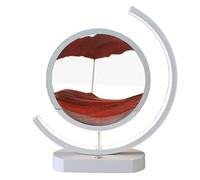 LZH FILTER Sands of Time Lamp, 3D Sand Art Liquid Motion, Kinetic Art Quicksand Painting with Led Light, Desktop Decoration Gift for Teacher Children Toys