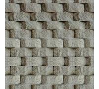 LZH-LP 3D Effect Rock Blocks Self-Adhesive Wallpaper, 45x300CM Stone Peel Stick Vinyl Gray Interlocking Rock Concrete Blocks Removable Wallpaper for Wall Décor