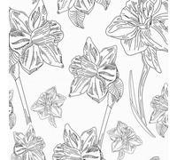 LZH-LP Self Adhesive Wallpaper Botanical Nature Peel and Stick Contact Paper, 44x500CM Ornament Handdrawn Pattern Removable Decorative Film for Cabinet Furniture