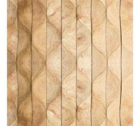LZH-LP Self Adhesive Wallpaper Wood Grain Geometric Stitching Peel and Stick Contact Paper, 44x600CM Light Wood Removable Wallpaper Film for Cabinet Furniture