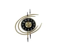 LZHAOHE Eye of The Storm Wall Clock with Silent Movement, Iron Art Home Decor for Living Room and Bedroom