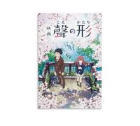 LZHCSCDY A Silent Voice Classic Hot Anime Series Canvas Poster Wall Art Decorative Painting Bedroom Painting Posters08x12inch(20x30cm) Unframe-style