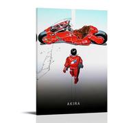 LZHCSCDY Akira Classic Hot Anime Series Canvas Poster Wall Art Decorative Painting Bedroom Painting Posters08x12inch(20x30cm) Frame-style