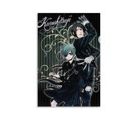 LZHCSCDY Black Butler Classic Hot Anime Series Canvas Poster Wall Art Decorative Painting Bedroom Painting Posters20x30inch(50x75cm) Unframe-style