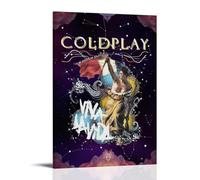LZHCSCDY Coldplay Music Album Covers of Popular Singers Series Canvas Poster Wall Art Decorative Painting Bedroom Painting Posters12x18inch(30x45cm) Frame-style