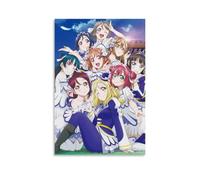 LZHCSCDY Love Live! Sunshine!! Classic Hot Anime Series Canvas Poster Wall Art Decorative Painting Bedroom Painting Posters08x12inch(20x30cm) Unframe-style