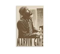 LZHCSCDY Marvin Gaye Music Album Covers of Popular Singers Series Canvas Poster Wall Art Decorative Painting Bedroom Painting Posters12x18inch(30x45cm) Unframe-style