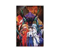 LZHCSCDY Neon Genesis Evangelion Classic Hot Anime Series Canvas Poster Wall Art Decorative Painting Bedroom Painting Posters12x18inch(30x45cm) Unframe-style