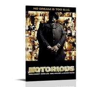 LZHCSCDY The Notorious B.I.G Music Album Covers of Popular Singers Series Canvas Poster Wall Art Decorative Painting Bedroom Painting Posters20x30inch(50x75cm) Frame-style