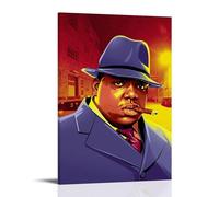 LZHCSCDY The Notorious B.I.G Music Album Covers of Popular Singers Series Canvas Poster Wall Art Decorative Painting Bedroom Painting Posters16x24inch(40x60cm) Frame-style