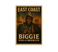 LZHCSCDY The Notorious B.I.G Music Album Covers of Popular Singers Series Canvas Poster Wall Art Decorative Painting Bedroom Painting Posters20x30inch(50x75cm) Unframe-style