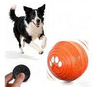 LZHIOs Interactive Dog Toys for Boredom, Smart Moving Dog Ball with Remote, 4 Modes Automatic Bouncing Rolling LED Dog Toy, Rechargeable TPU+PC Chew Proof Pet Ball for Puppy Small Medium Dogs