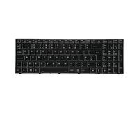 LZHUKOZ Laptop Keyboard For Hasee for GX9 GX8 TX9 CT5DK TX8 CT5DH TX7 Z7-CT7NA Z7M-CT5NA Black Frame 6-80-N15Z0-19D-1(UK 3PCS)