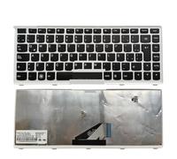 LZHUKOZ Laptop parts White Frame Keyboard For for Ideapad for U310 for Touch for U310-ITH Notebook T3D1-SPA RUS 9Z.N7GSQ.30R(LA Latin)