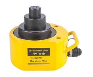 LZIKKGKI 10T-50T Hydraulic Ram Jacking Stroke 24-65mm Hydraulic Cylinder Lifting Jacking