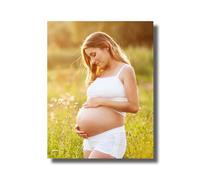 LZIMU Custom Canvas Photos Personalized Picture for Wall Customized Portrait with Your Wedding Baby Family Pet Photo for Bedroom Living Room (20"x24" (50x60cm) No frame)