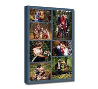 LZIMU Custom Multi Image Collage Canvas Prints with Your Photos - Framed Wall Art (12x18) for Home Decor