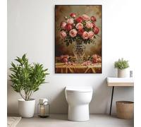 LZJAGXX Boho Floral Print Wall Art Poster Retro Botanical Poster Abstract Nature Retro Flower Canvas Painting Home Aesthetic Decor 70x100cm InnerFrame