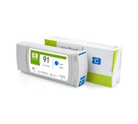 LZJJJKKPA 91 Compatible Ink Cartridge With Full Pigment Ink HP91 For Designjet Z6100 Z6100ps Printer 775ML C9464A C9465A C9467A(Cyan)