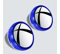 LZJPL Car Blind Spot Mirror for Bentley Continental GT Speed Flying Spur Speed, Round HD Rear View Convex Mirrors Vacuum Suction Cup Enhanced Safety Exterior Accessories,Blue