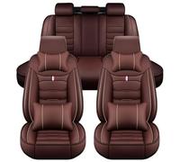 LZLMCCLM Car Seat Covers Full Set for BMW Série 3/4 E46 E90 E91 E92 E93 F30 F31 F34 F35 G20 G21 F32 F33 F36, 5 Seats Leather Seat Cushion Protector Covers Waterproof Breathable Interior Accessories