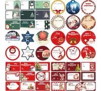 LZLPACKING 8pcs Children's Christmas Stickers DIY Notebooks Small Cards Phone Case Decoration Santa Claus Jigsaw Notebooks