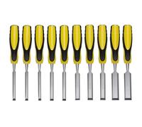 LZM-DIEWLEI Wood Chisel Set 10 Pieces Woodworking Chisels 6-24mm Firmer Chisel Set Woodworking Hand Tools Mortise Chisel Set