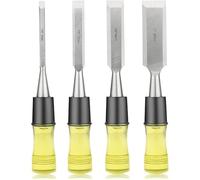 LZM-DIEWLEI Wood Chisel Set 4 Pieces Woodworking Chisels 6 mm Firmer Chisel Set Woodworking Hand Tools Mortise Chisel Set
