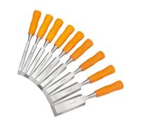 LZM-DIEWLEI Wood Chisel Set 9 Pieces Woodworking Chisels 8-32mm Firmer Chisel Set Woodworking Hand Tools Mortise Chisel Set