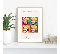 LZMASM Andy Warhol Pop Art Posters and Prints Canvas Painting Modern Colorful Artwork Wall Art Pictures for Home Decoration(60x80cm/Frameless)