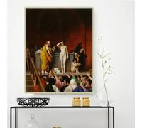 LZMASM Jean-Leon Gerome《The slave market in Rome》Canvas Prints Painting Famous Artwork Picture Modern Wall Decor Home Decoration(60x75cm/No Framed)