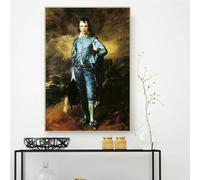 LZMASM Thomas Gainsborough《The Blue Boy》Canvas Art Prints Painting Artwork Poster Picture Modern Wall decor Home Decoration(50x70cm/Frameless)